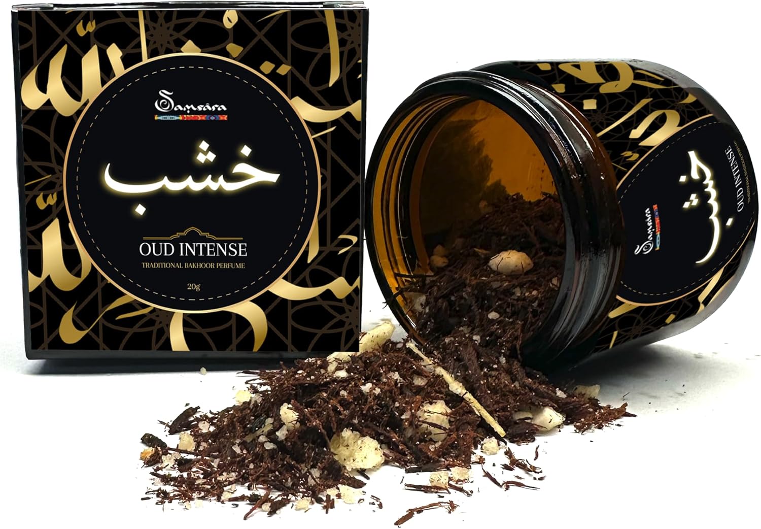 SAMSARA - Bakhoor Ultra - 20g - Oud, parfum mixte longue durée, Dubaï