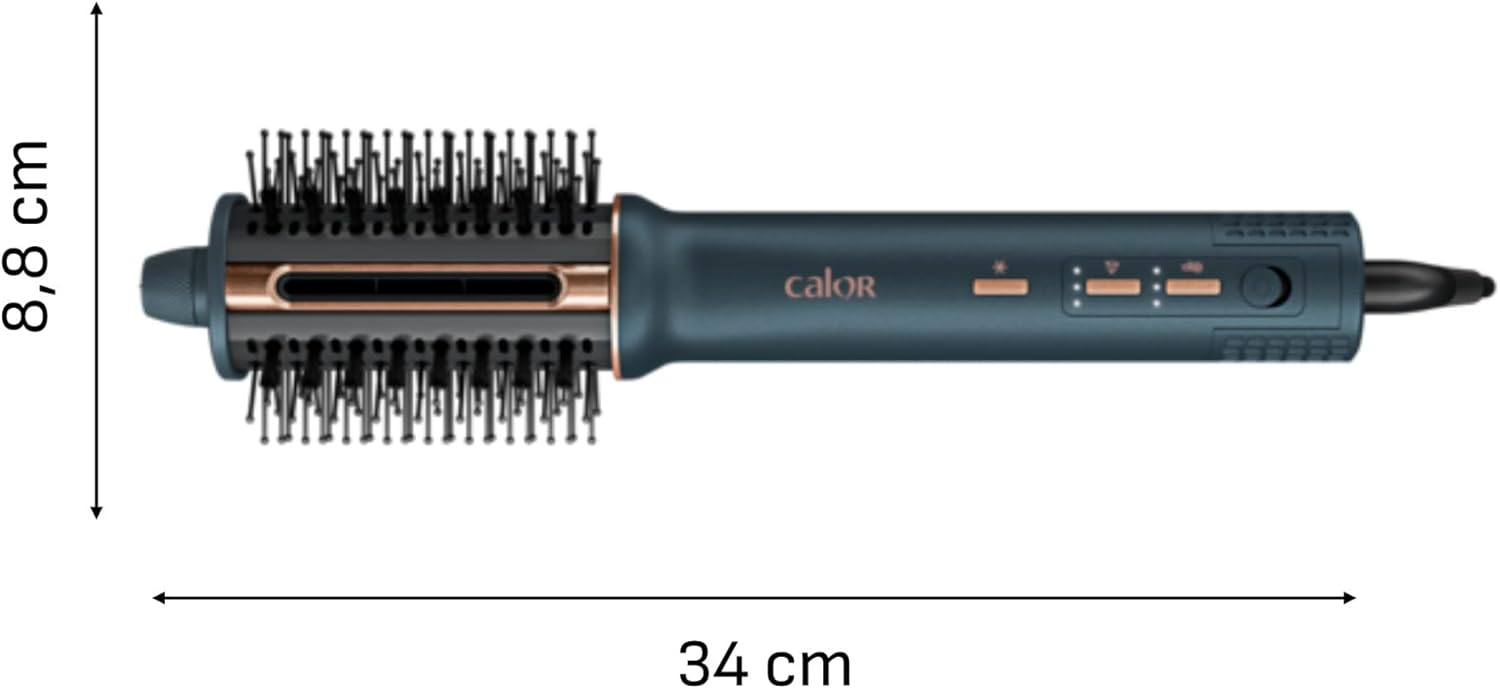 Calor - Air Brush 3D - Brosse 3-en-1, 3 vitesses/températures, séchage et lissage - UB9720C0