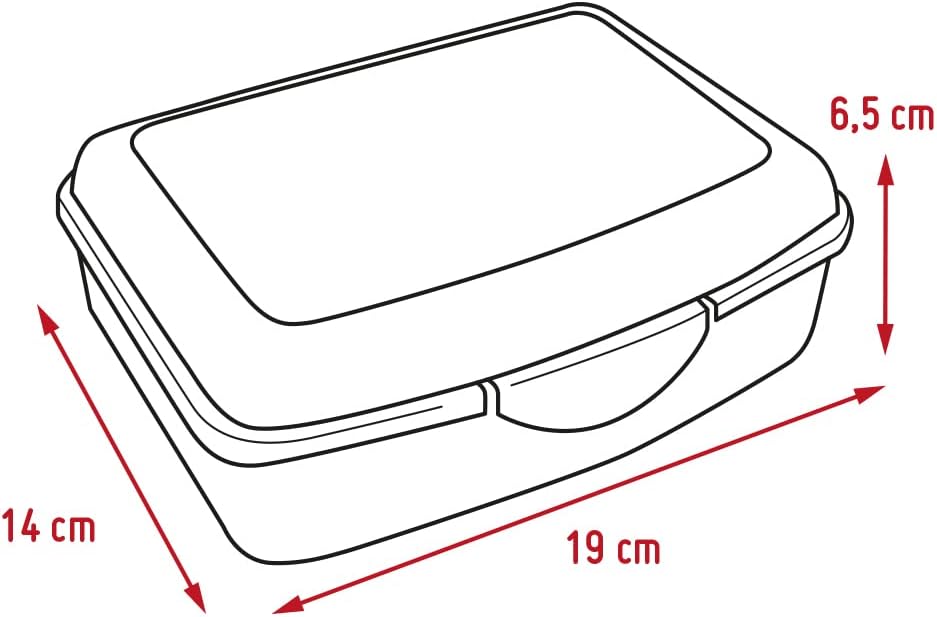NERTHUS - boîte à lunch enfants licorne, légère, facile à nettoyer, FIH 922