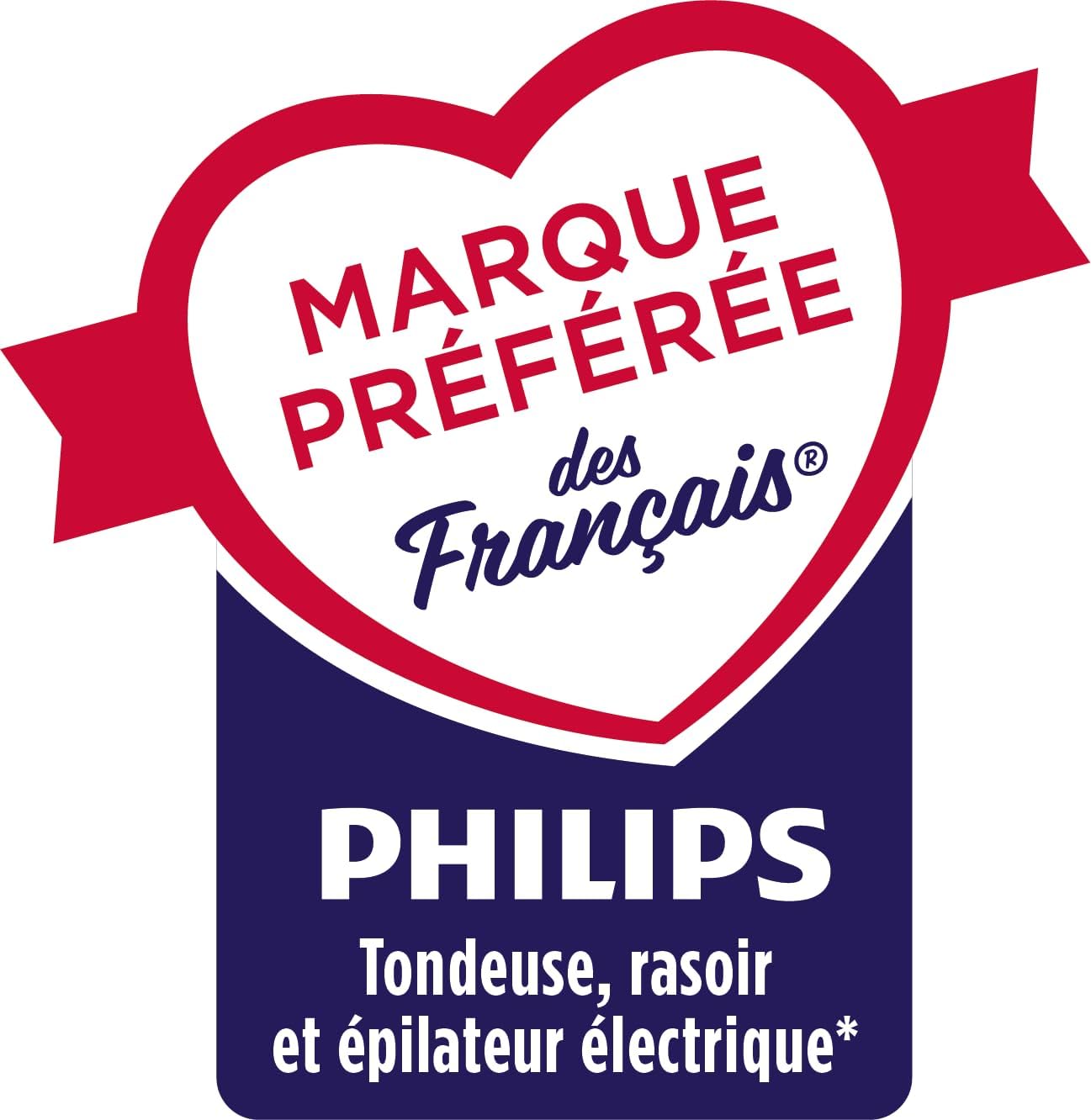 Philips - Tondeuse Série 5000 - lavable, Trim-n-Flow Pro, 28 longueurs - HC5630/15