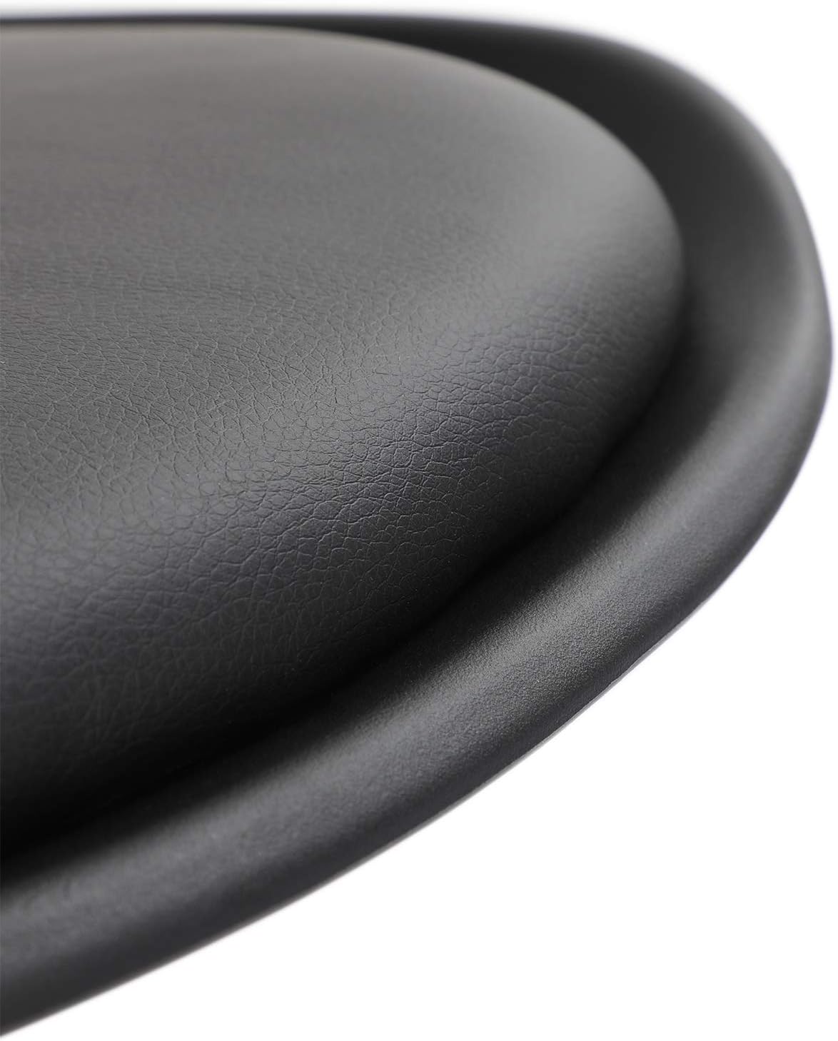 EGGREE - Lot de 4 chaises - assise rembourrée, pieds hêtre - confort optimal, noir